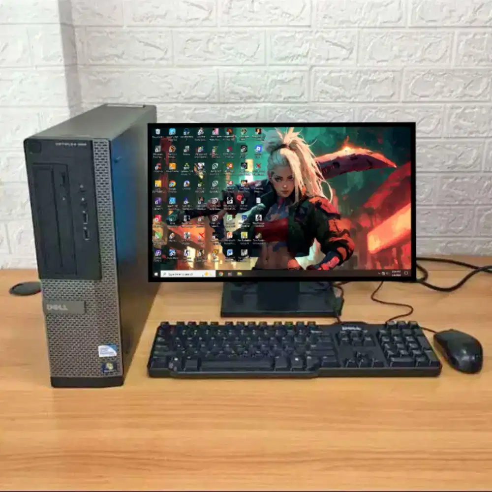 PC GAMING FULSET + LCD + RAM 8 GB + VGA 1 GB + HD 500 GB + GAMES APP
