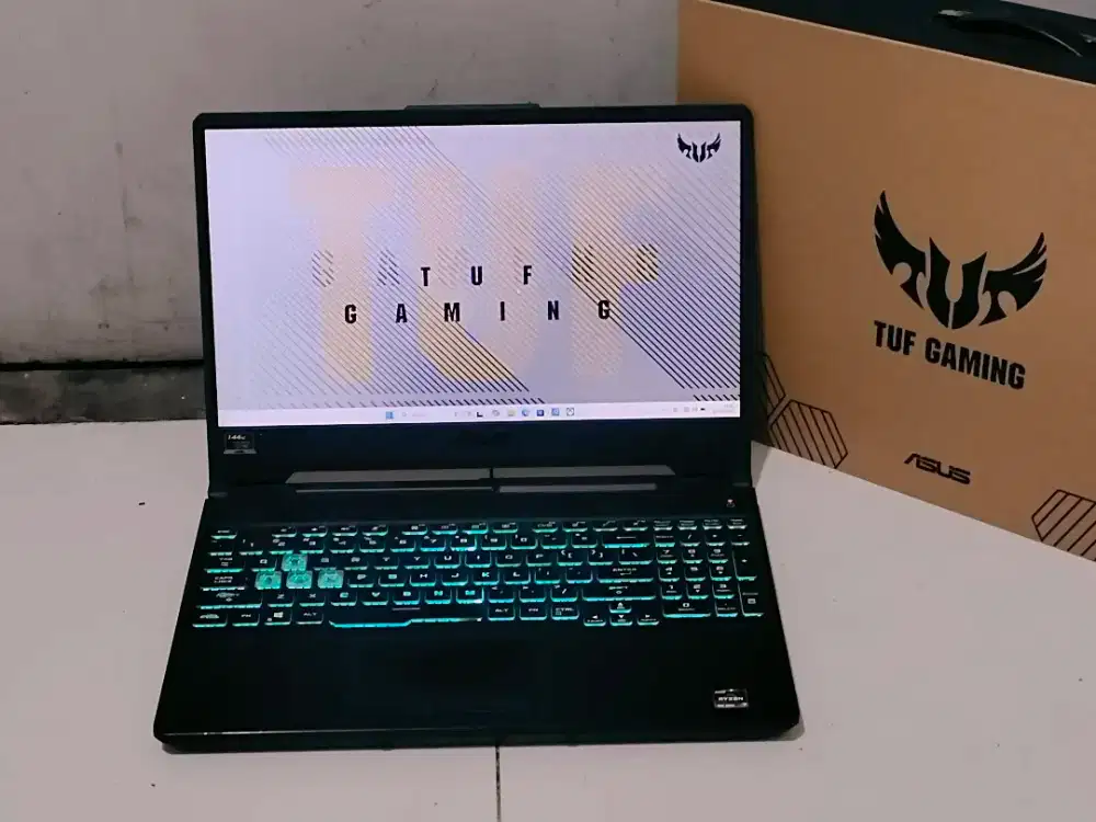 Asus tuf gaming A15 amd ryzen 7-4800h nvidia geforce gtx 1650ti fulset