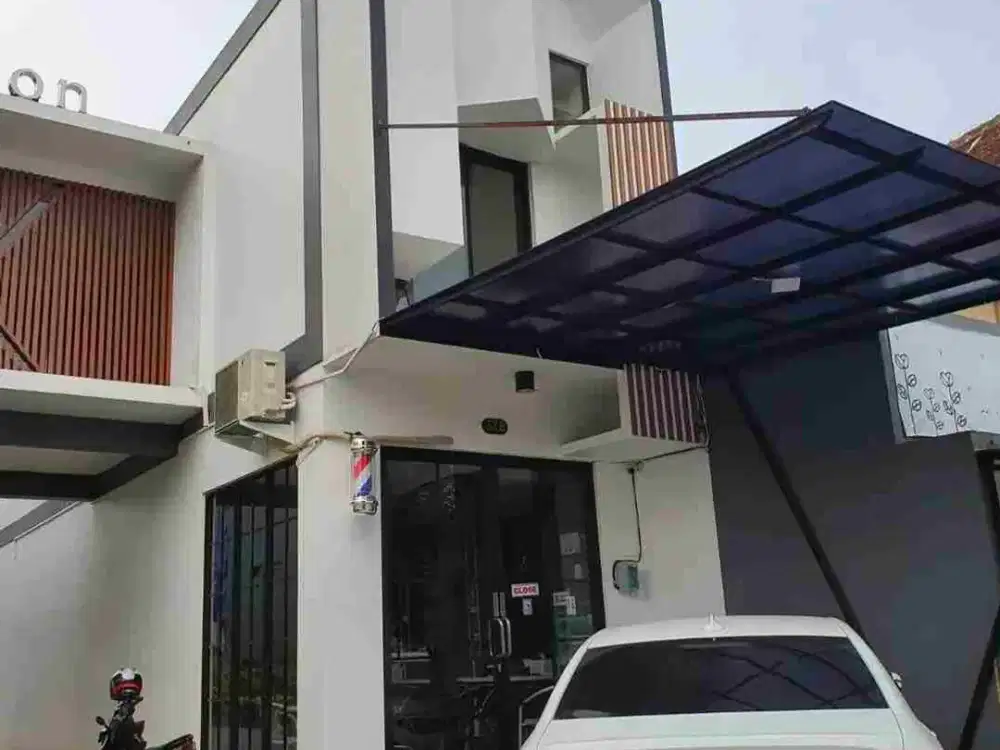 ruko 2 lt moderen di jl merjosari dekat sigura gura lingkungan rame banyak mahasiswa bagus dipake segala usaha dekat kampus UB BARAWIJAYA UIN ITN parkiran luas mau pindah ke luar kota