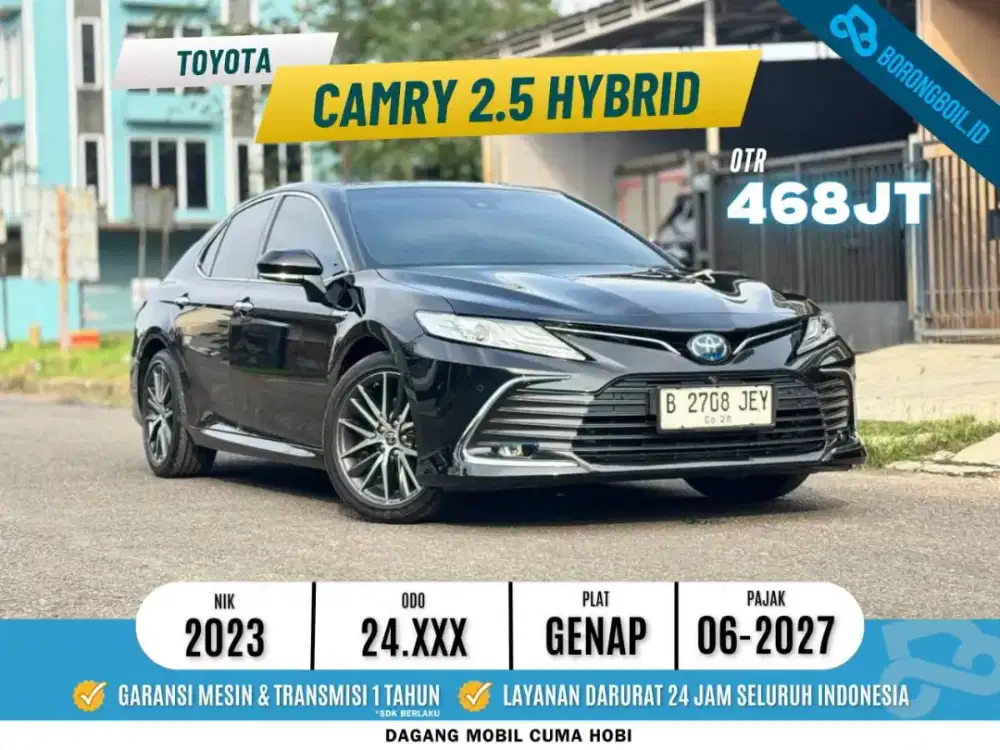 Like New! Toyota Camry 2.5 Hybrid AT 2023 Hitam | New Model