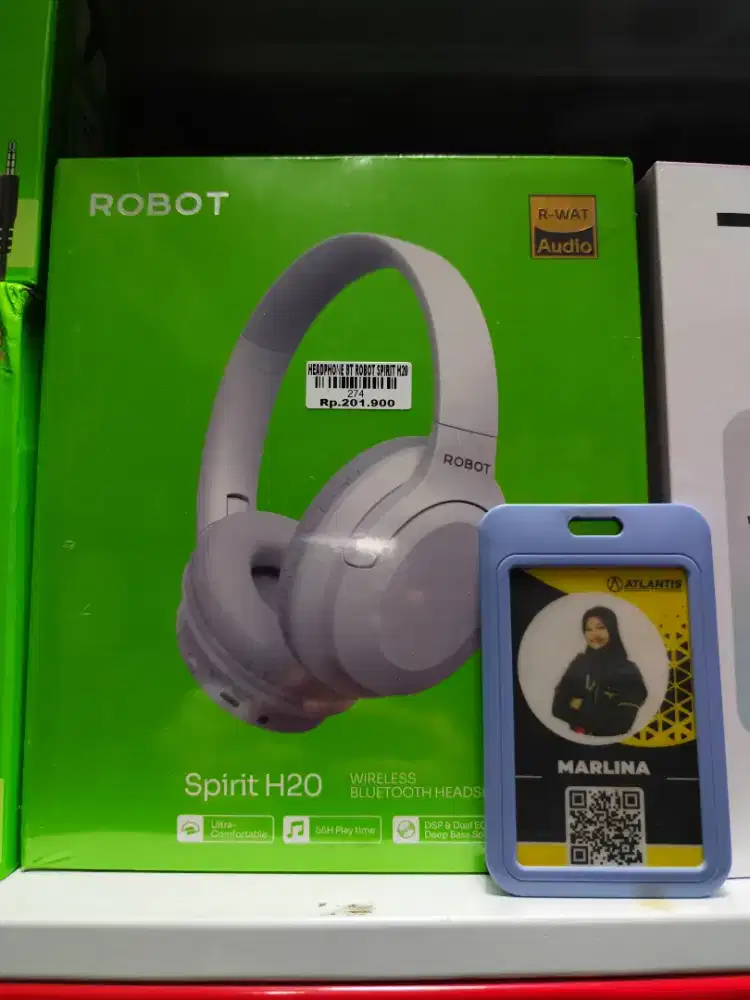 HEADPHONE BT ROBOT SPIRIT H20 | ATLANTIS DAHSYAT