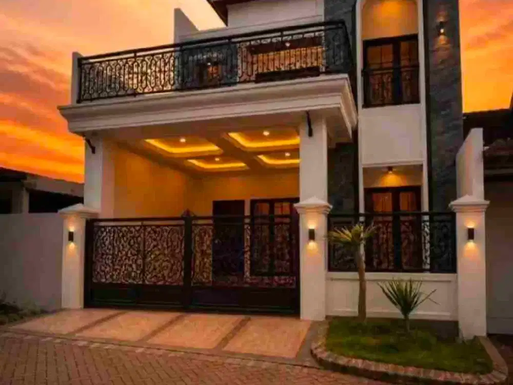 rumah cantik seperti di villa lokasi oma campus sengkaling dekat kampus UNMUH, UIN kedokteran, 15 menit brawijaya serta dekat arah ke batu. view cakep sekali jalan 8 meter