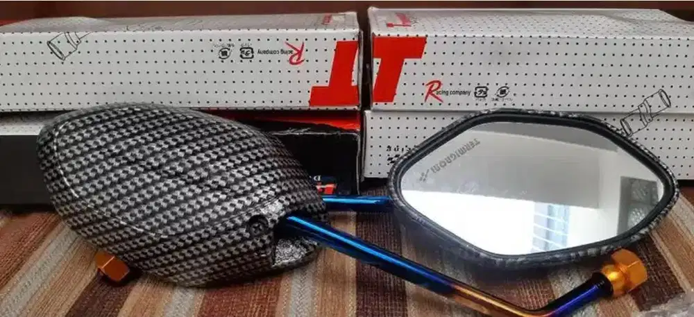 Spion Karbon Gold Blue Bandung Murah
