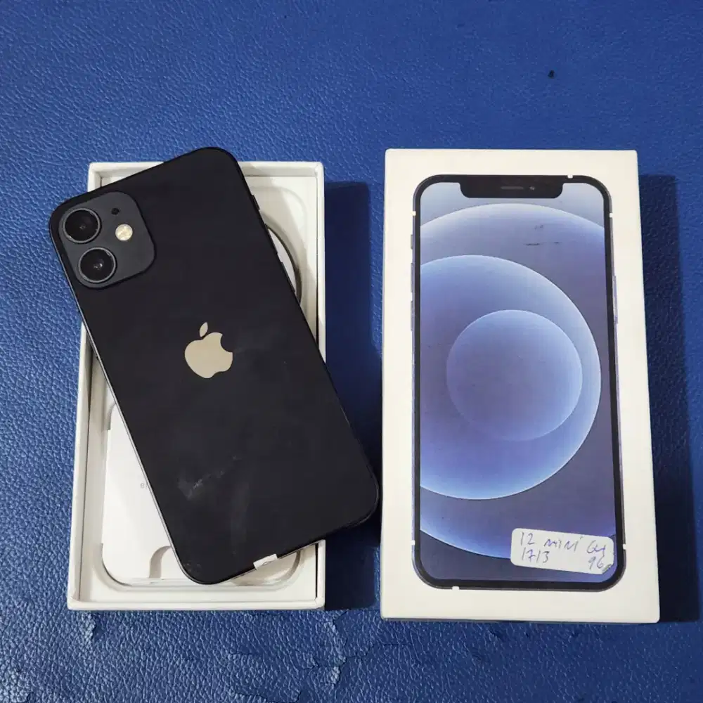 iPhone 12 mini 64gb fullset mulus no minus