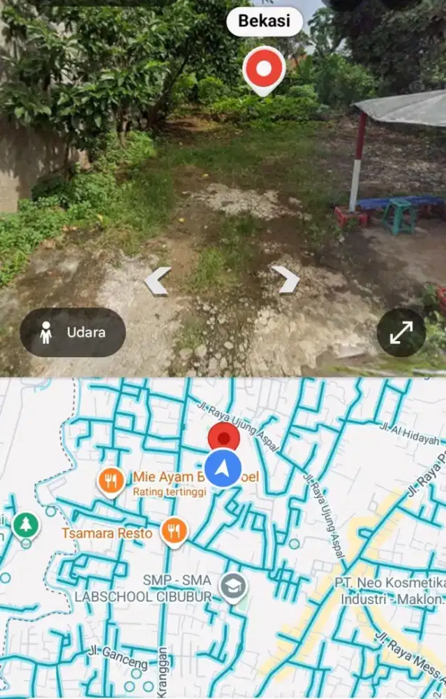 Di jual tanah belakang strada kampung sawah