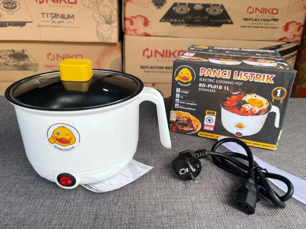 Baru ready panci listrik 1 liter serba guna