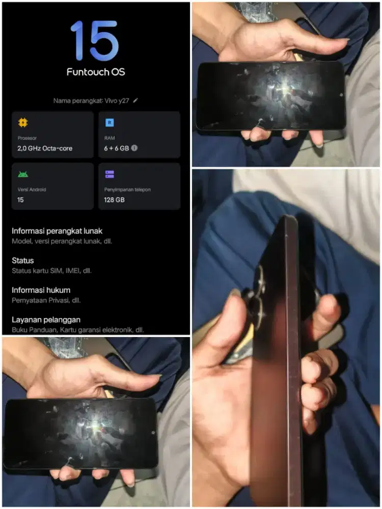 Vivo y27 4g,black