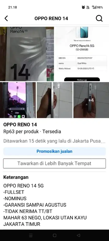 OPPO RENO 14 5G