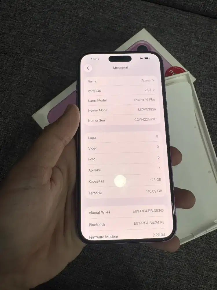 iPhone 16plus 128GB ex iBox