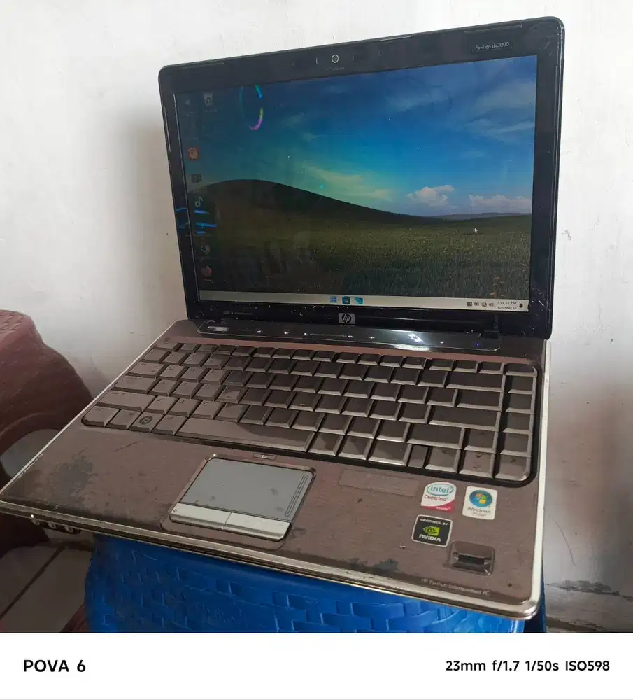 Laptop HP pavilion /Ram 4gb/500gb/ Tuk kantor,pelajar,usaha
