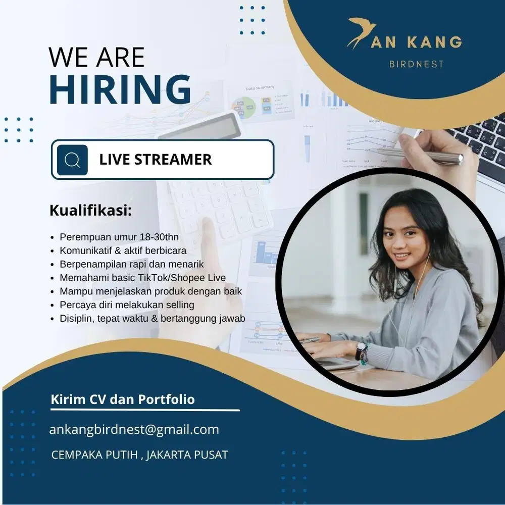Lowongan kerja Live streamer