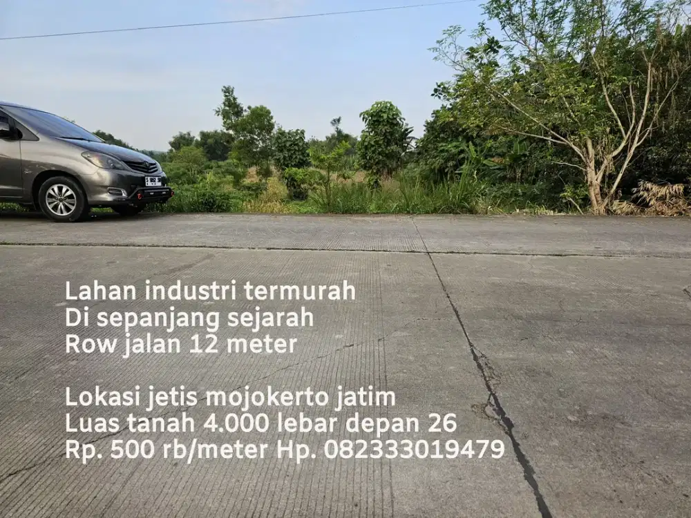 Lahan industri mojokerto