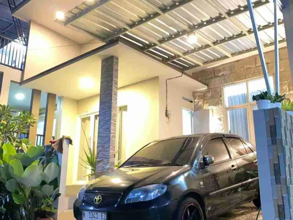 rumah villa siap huni di metro batu dekat wisata bonus furniture
