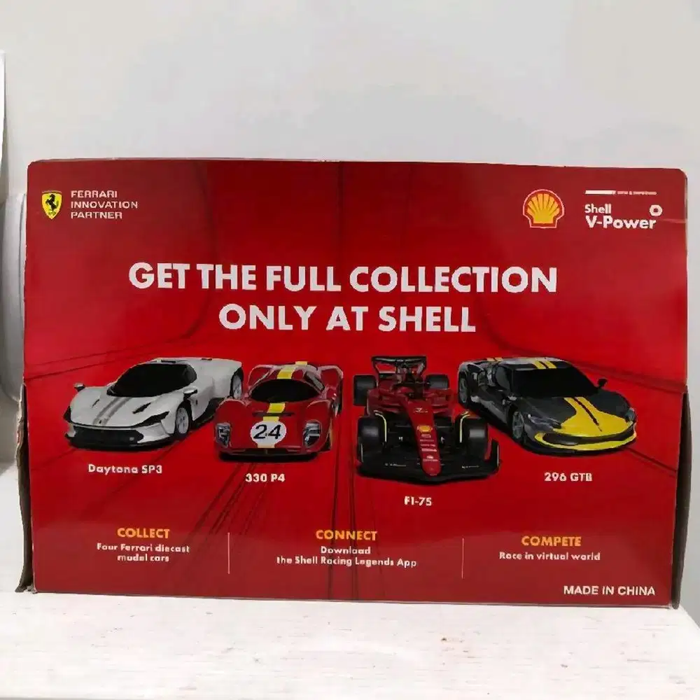 Diecast Shell Vpower Mobil Ferrari Bundle