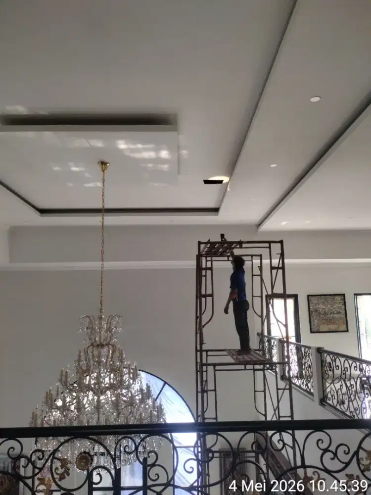 Pasang plafon gypsum & partisi gypsum partai besar & kecil GARANSI
