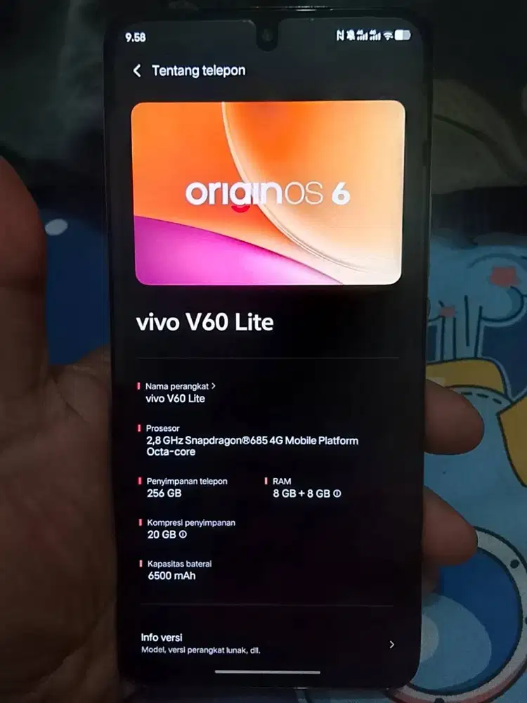 Vivo v60 lite pink