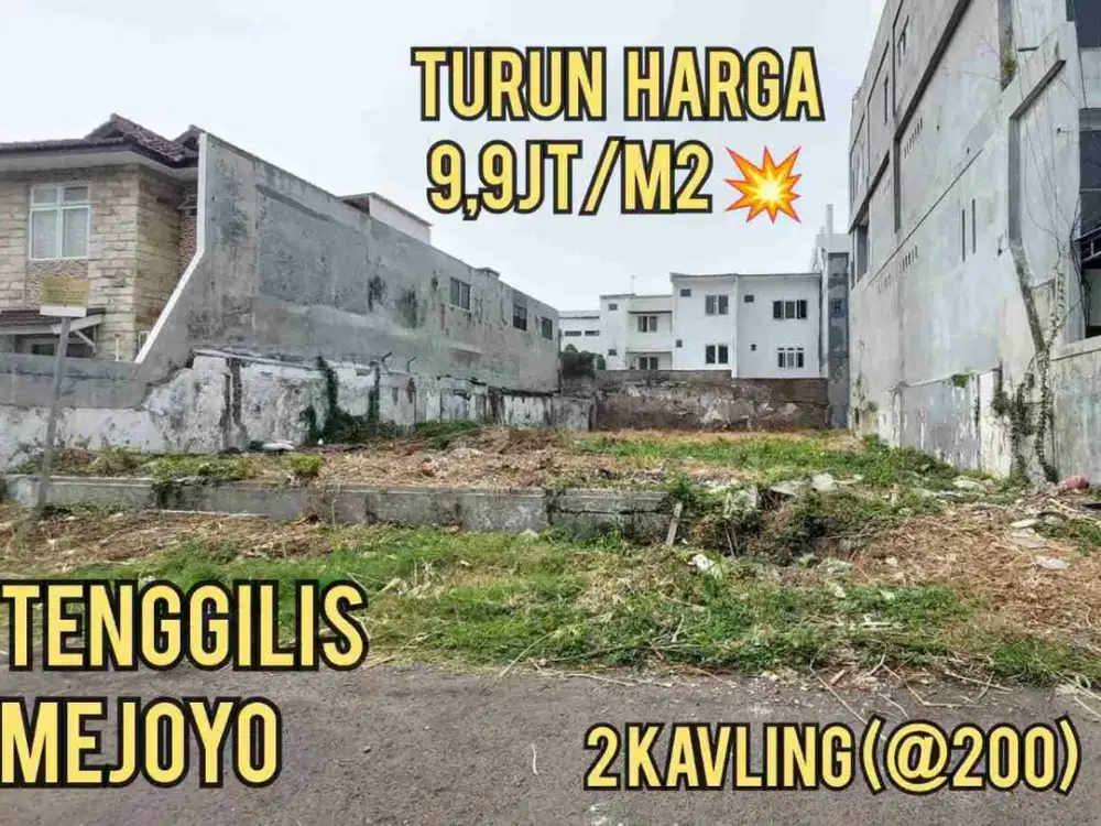 Tanah Murahh Siap Bangun Strategiss di Tenggilis Mejoyo