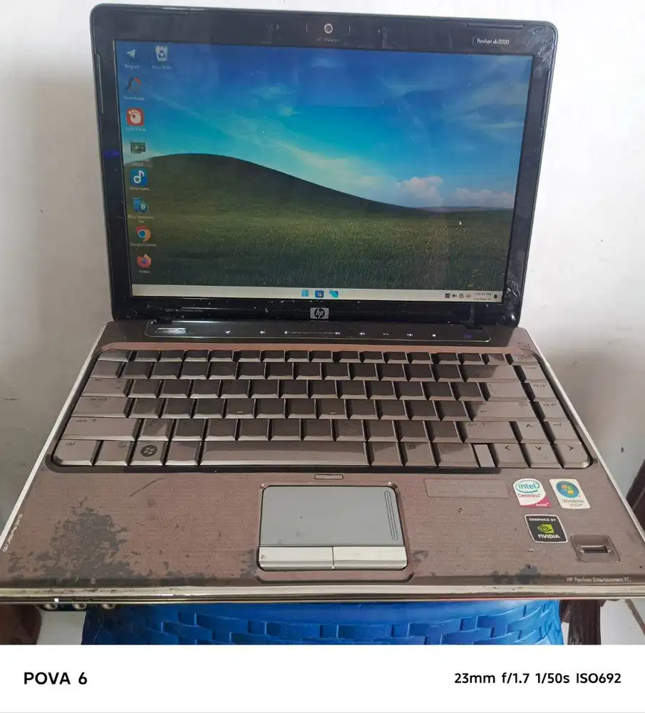 Laptop HP pavilion /Ram 4gb/500gb/ Tuk kantor,pelajar,usaha