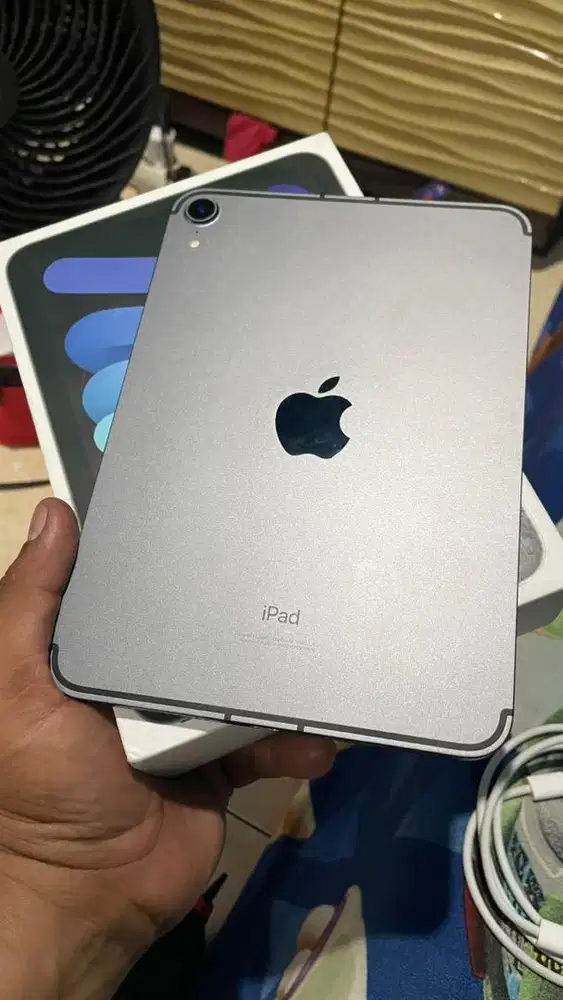 ipad mini 6 SPACE GREY WIFI CELL 256GB Fullset Mulus
