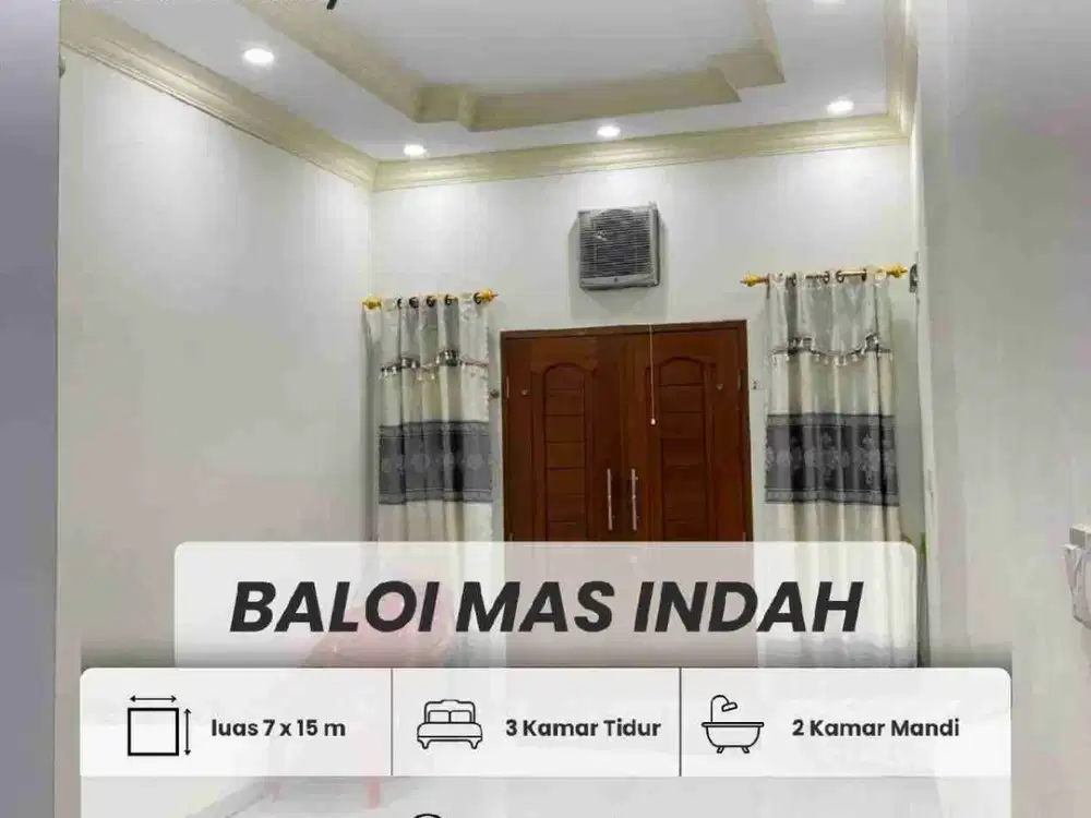 DIJUAL/DISEWAKAN RUMAH CANTIK DI BALOI MAS INDAH, BATAM