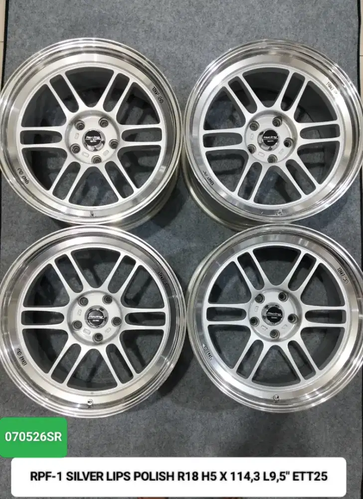 ENKEI RPT/RPF FACE 1 R18 FLOW FORMING