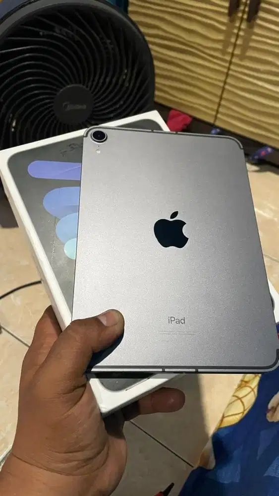 ipad mini 6 SPACE GREY WIFI CELL 256GB i box Fullset Mulus