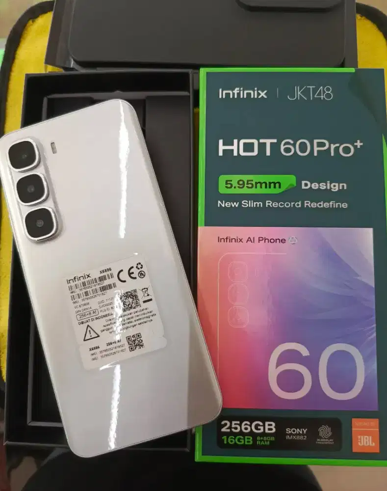Infinix Hot 60 Pro plus Nfc ram 8/256 mulus dan garansi masih panjang