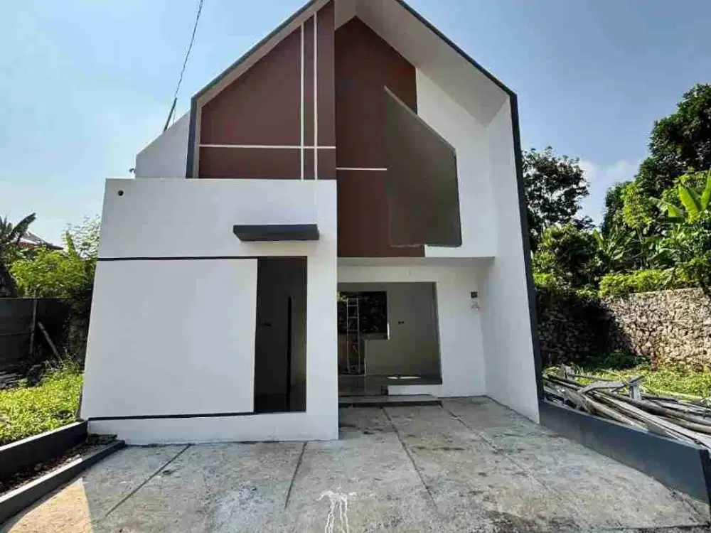 Rumah Baru 1,5 Lantai Siap Huni Konsep Mezzanine Dalam Cluster Nempel Pondok Cabe Di Cinangka Sawangan