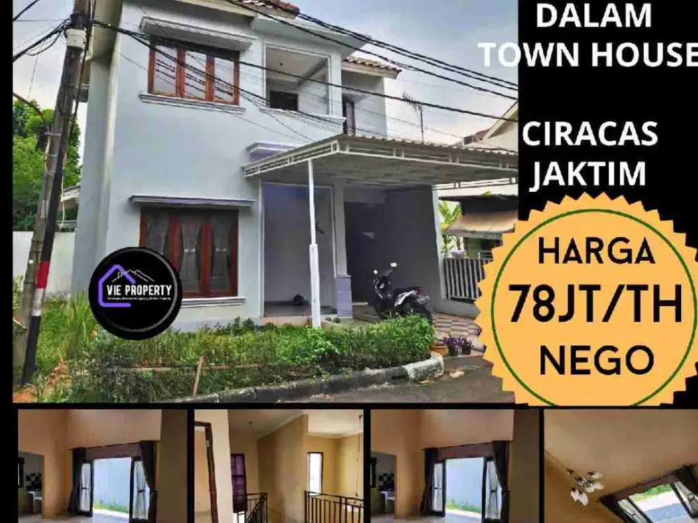 Disewakan rumah rapi 2 lantai dalam mini town house di Kelapa Dua Wetan Ciracas Jaktim