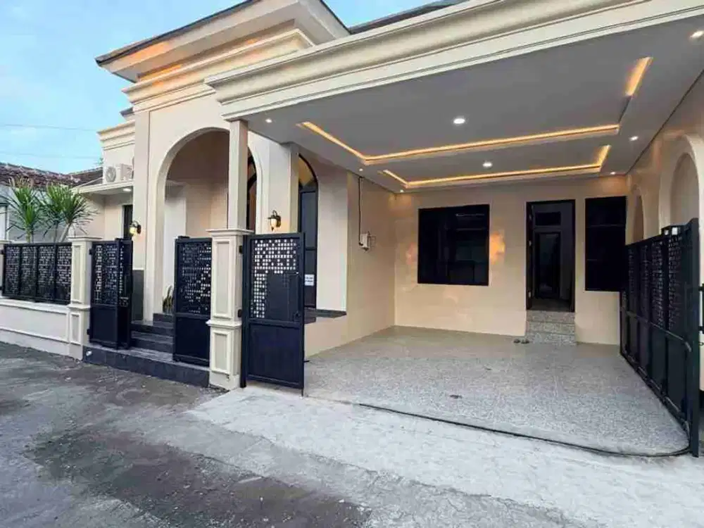 RUMAH MEWAH KLASIK FULLY FURNISHED MODERN - KUALITAS PREMIUM DEKAT JOGJABAY
