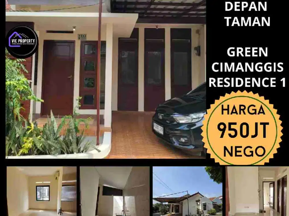 Harga murah dijual cepat rumah posisi hoek rapi siap huni di Green Cimanggis Residence 1 Depok