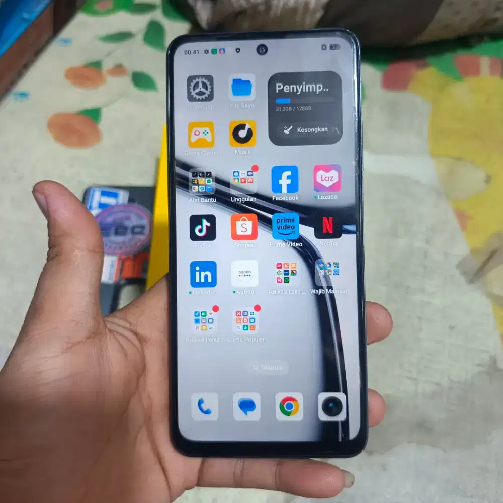 Realme c 65 ram 8/128 mulus blum pernah servis masi ori