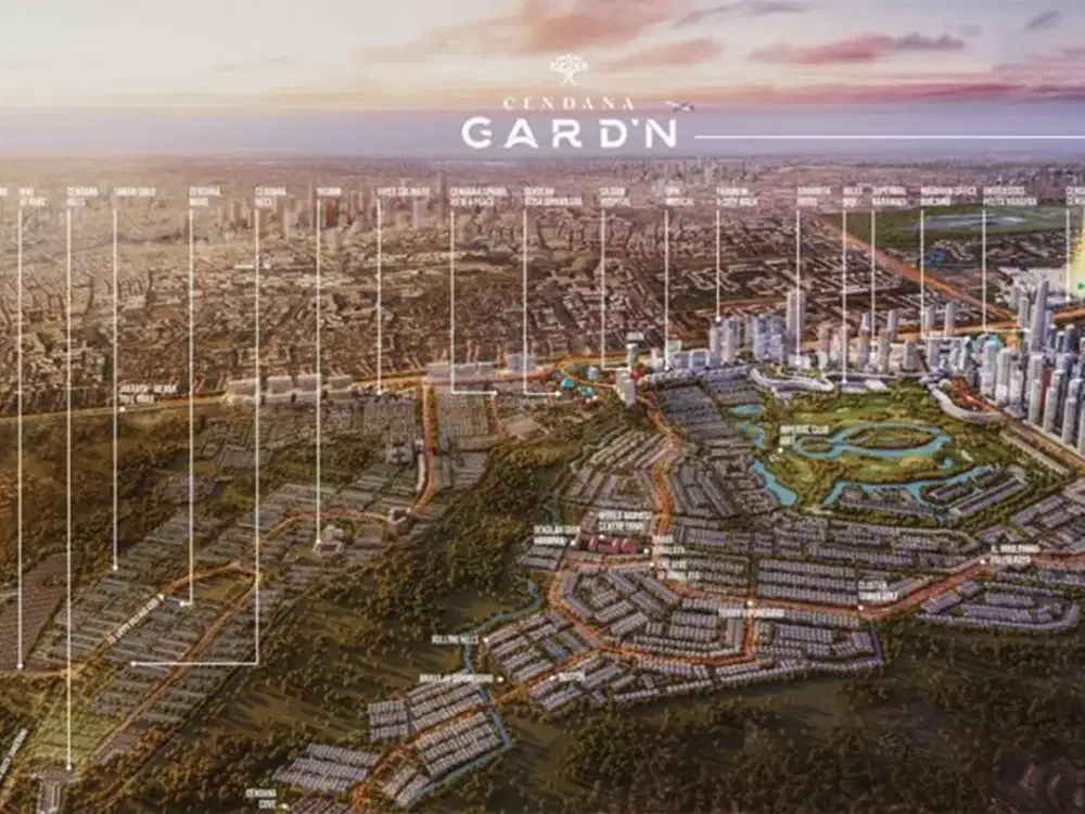 Dijual Cepat Rumah di Cendana Gardn Lippo Utara