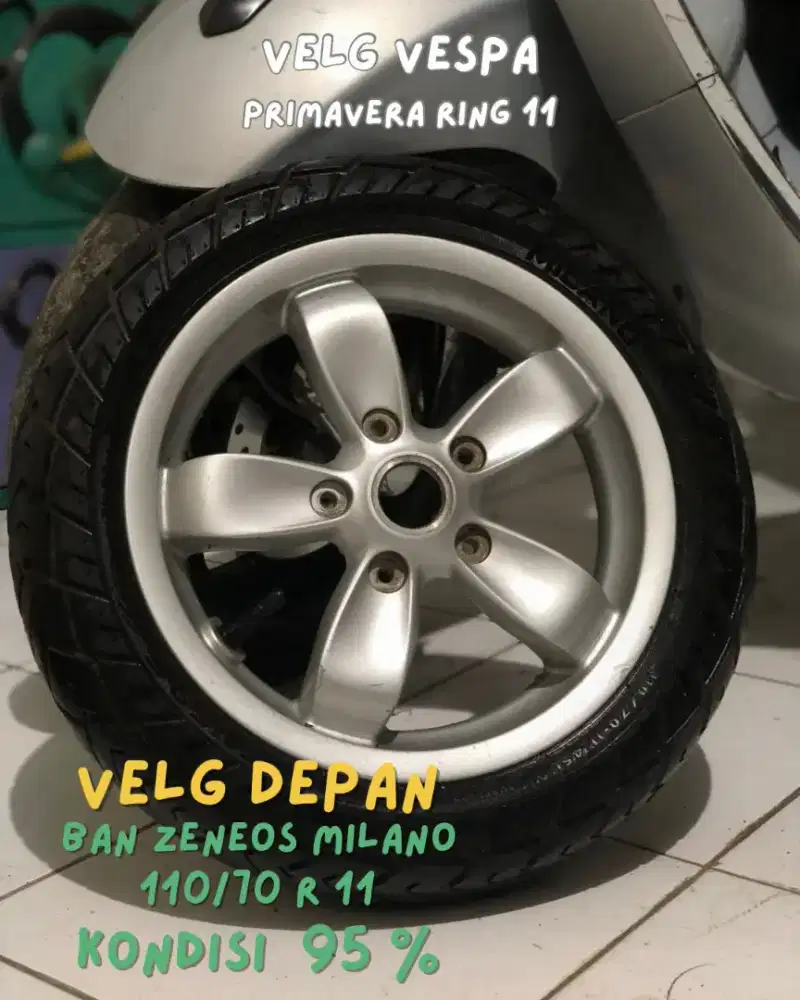 VELG VESPA PRIMAVERA RING 11
