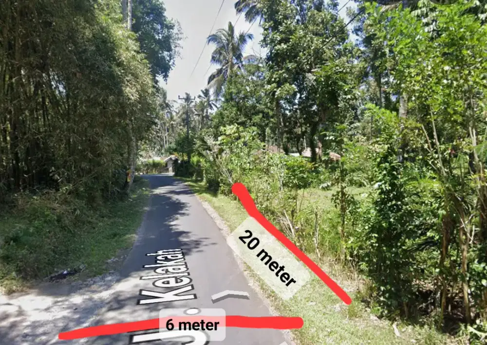 Disewakan lahan di jalan utama klakah abang karangasem