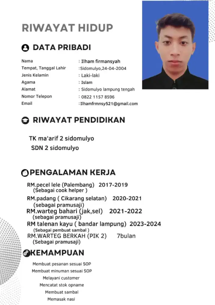 Cari pekerjaan apa saja