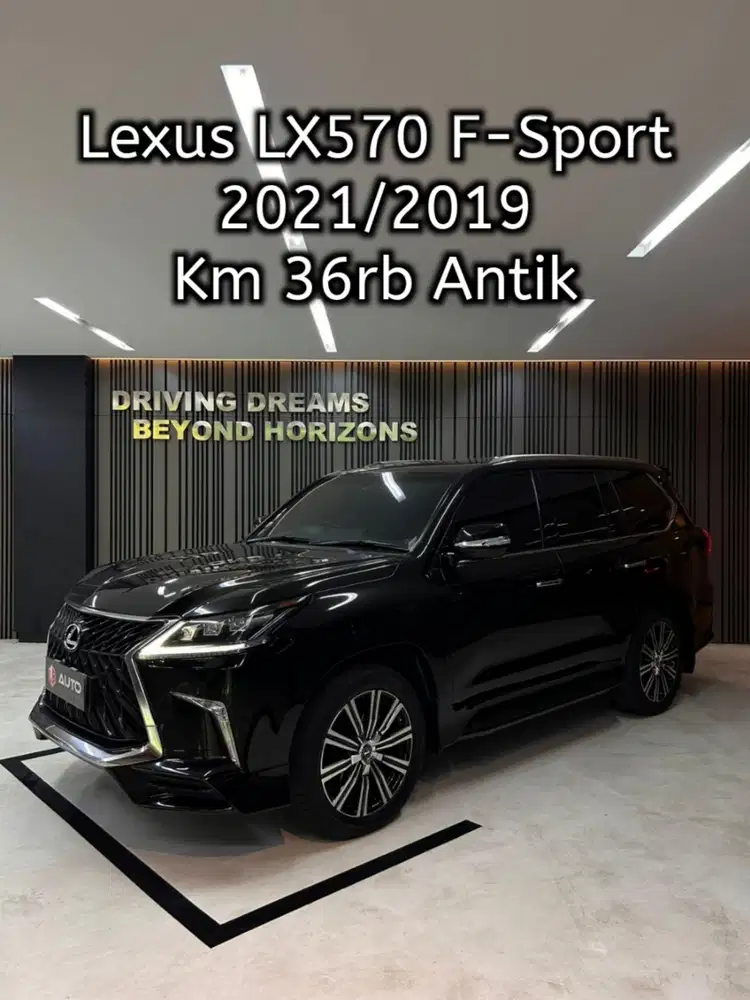 Lexus LX570 F-Sport AT 2021 Hitam Km 36rb Nik 2019 B1229VLT