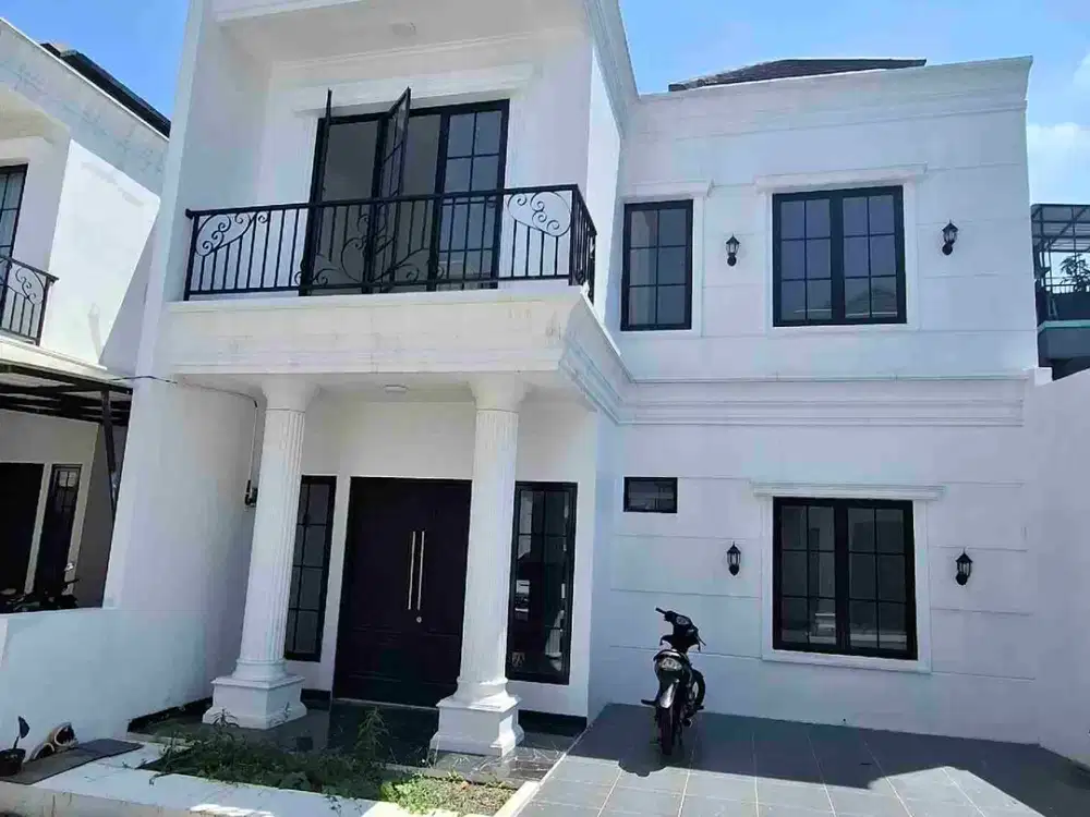 rumah baru desain classic di nanggewer 10 menit ke pintu toll