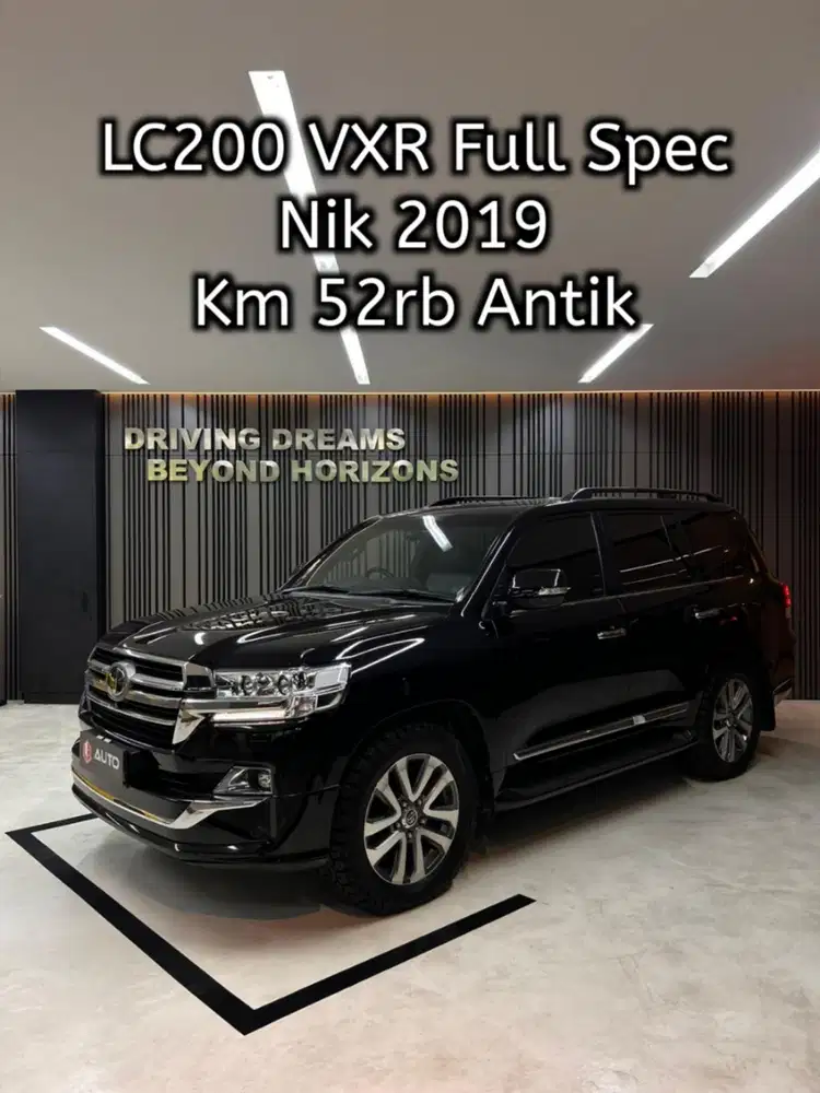Toyota Land Cruiser VXR 2020 Hitam LC LC200 Km52rb Nik 2019 B1718CCQ