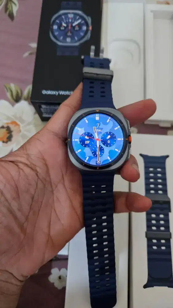 Samsung Galaxy Watch Ultra Blue 2025 Mulus Murah Fullset Masih Garansi