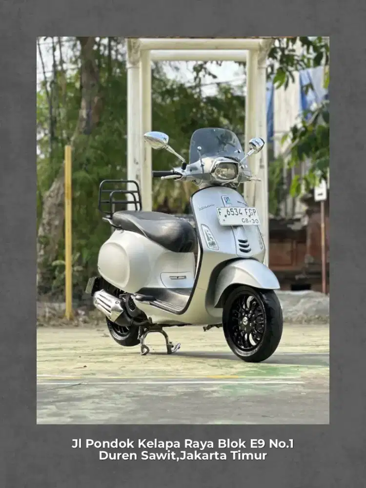VESPA SPRINT SPORT 150 IGET TAHUN 2017 LIMITED EDITION