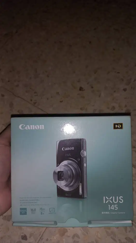 Camera Canon Ixus 145 BLACK NEW! (BISA NEGO)