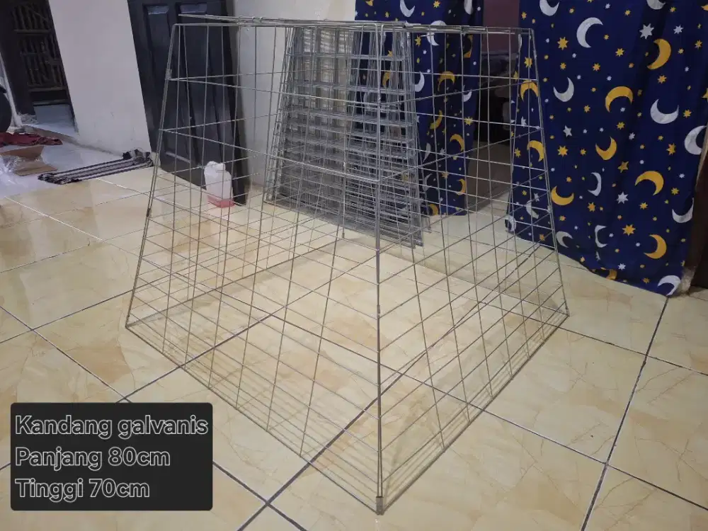 Kandang jemur galvanis / piramid, ayam bebek kucing