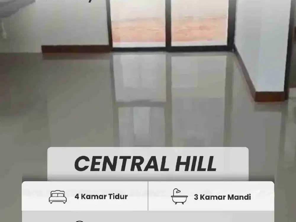 DISEWAKAN RUMAH CENTRAL HILL, BATAM