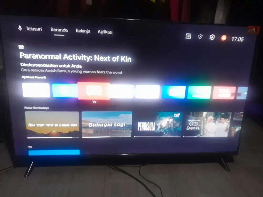 TV TCL 43INCH bekas baik