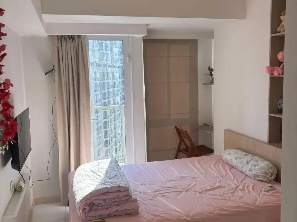 Disewakan Bulanan PIK 2 Apartemen Tokyo Riverside Studio Uk. 21m2 Furnished Lengkap (Langsung Huni !)