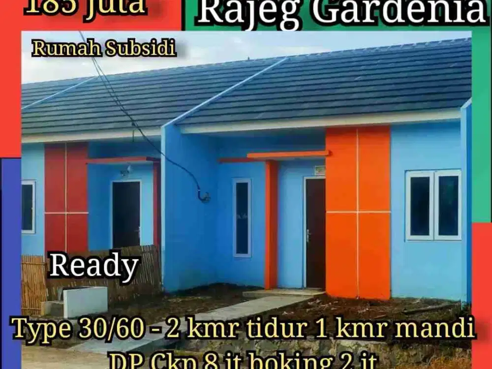 Yg Gaji UMR KPR Rumah nya di sini aja, Proses dibantu Sampai Akad.