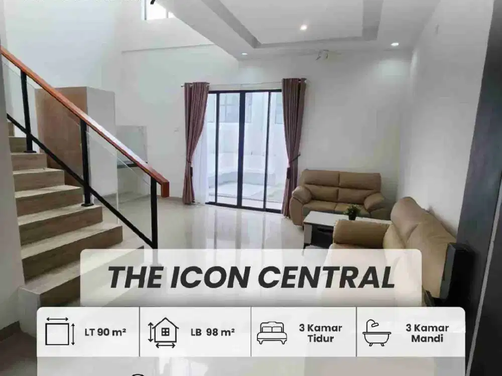 DISEWAKAN RUMAH ELIT THE ICON CENTRAL, BATAM CENTER