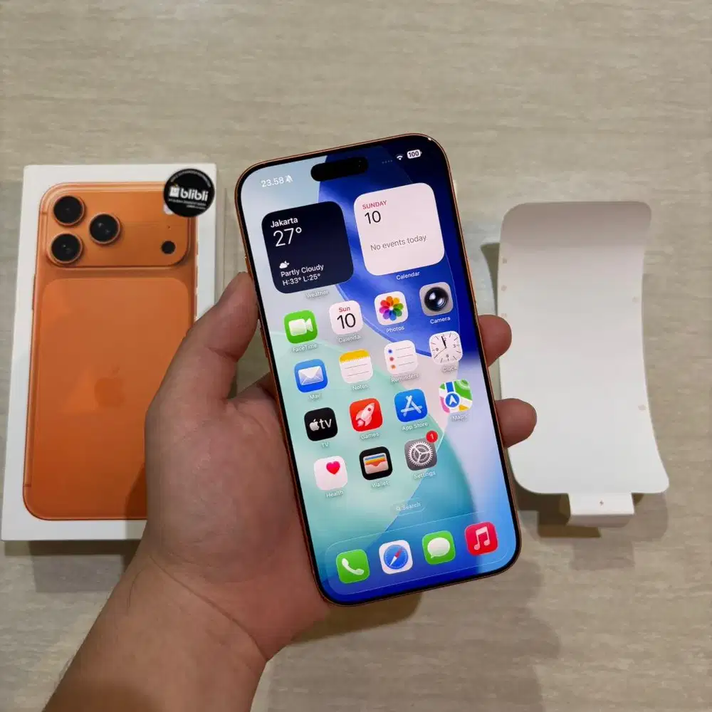 [CC 0] Iphone 17 Pro Max 256GB Resmi indo blibli ibox 256 gb