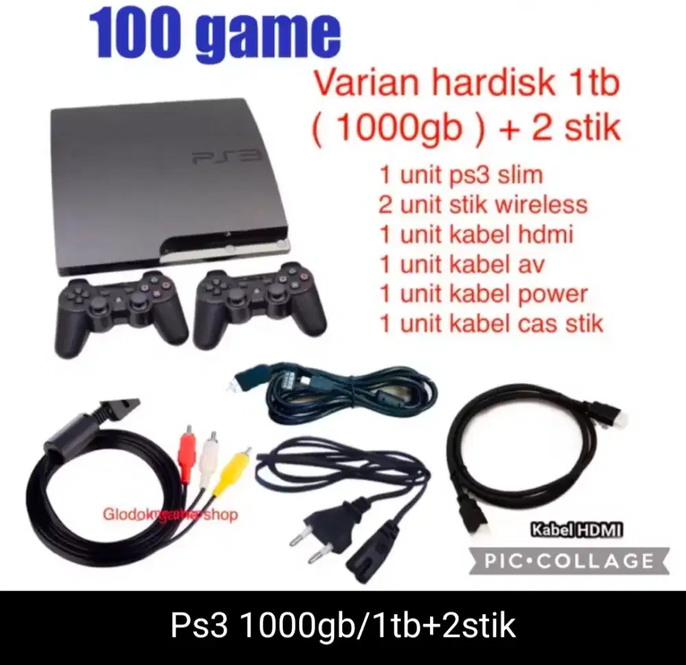 PS3 1000GB/1TB SLIM